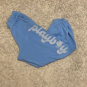 Sweatpants blue playboy